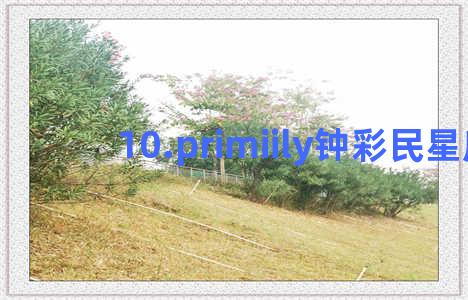 10.primiily钟彩民星座