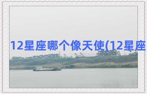 12星座哪个像天使(12星座哪个最渣)