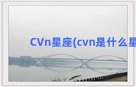 CVn星座(cvn是什么星座)