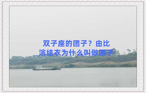 双子座的团子？由比滨结衣为什么叫做团子