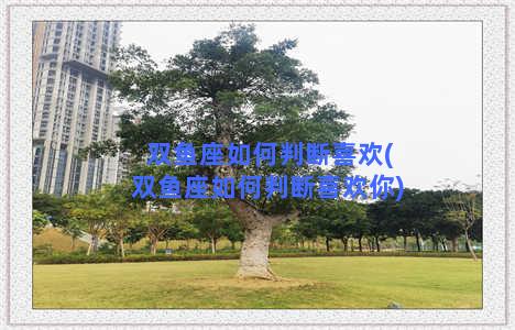 双鱼座如何判断喜欢(双鱼座如何判断喜欢你)